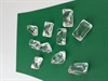 10 stk. Klar akryl diamanter. Til dekoration. Ca. L 4 cm. B. ca. 2,5 cm. H ca. 3 cm.